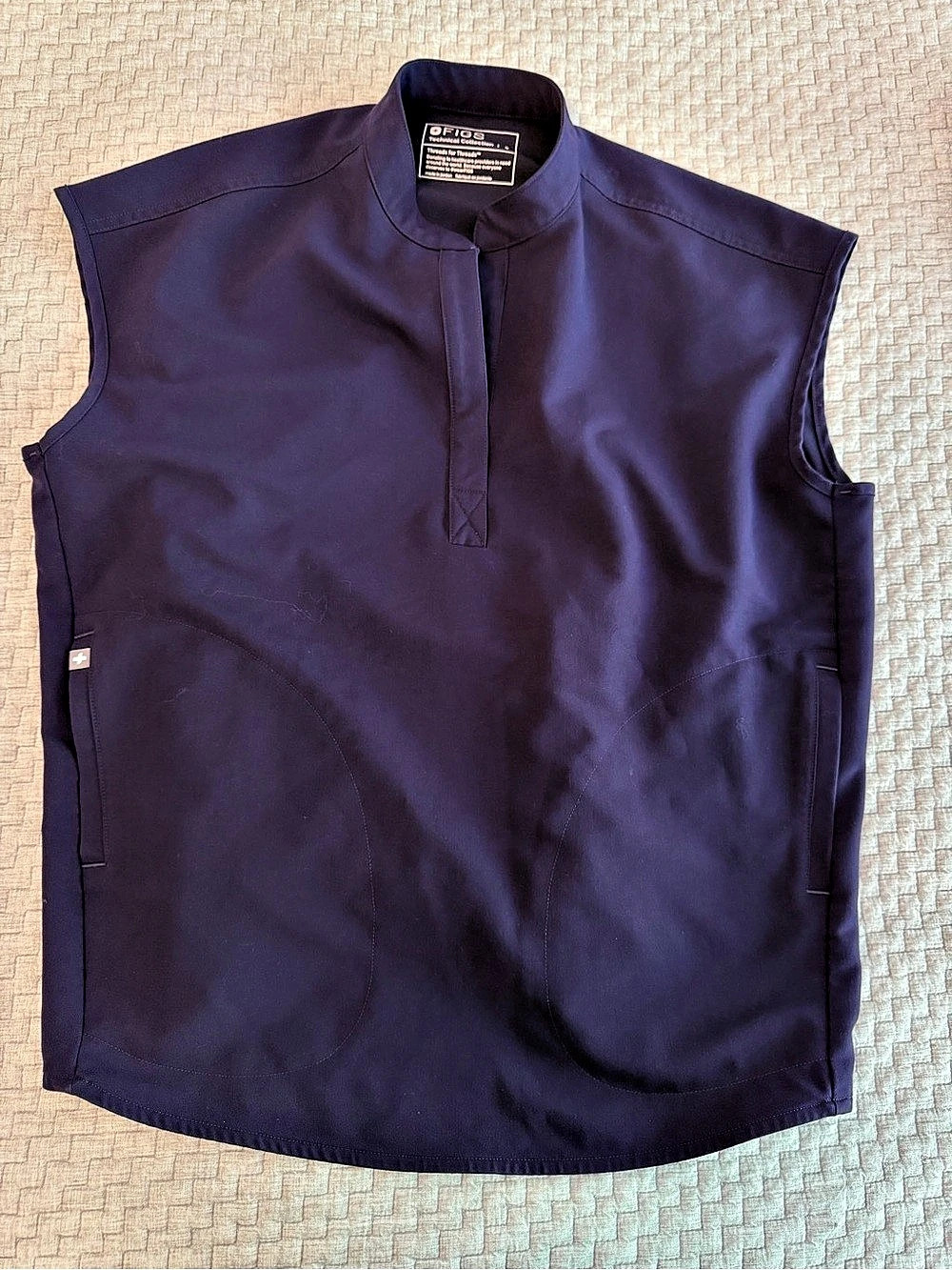 FIGS Rafaela Oversized Scrub Top Purple Jam Small